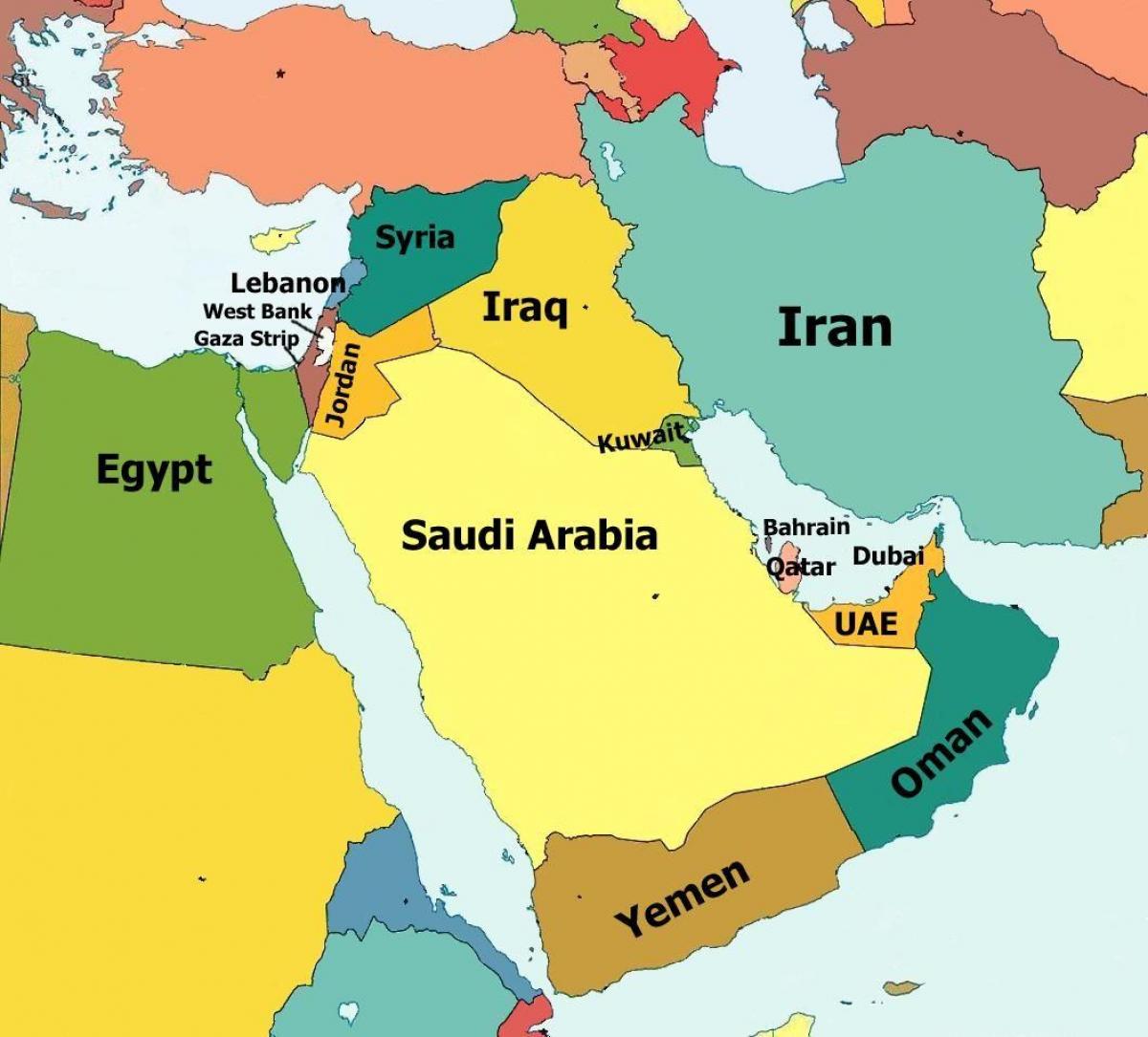 Країна Оман на карті світу