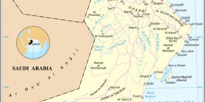 Оманську карті