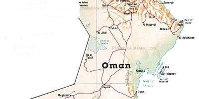 Оман країна карта