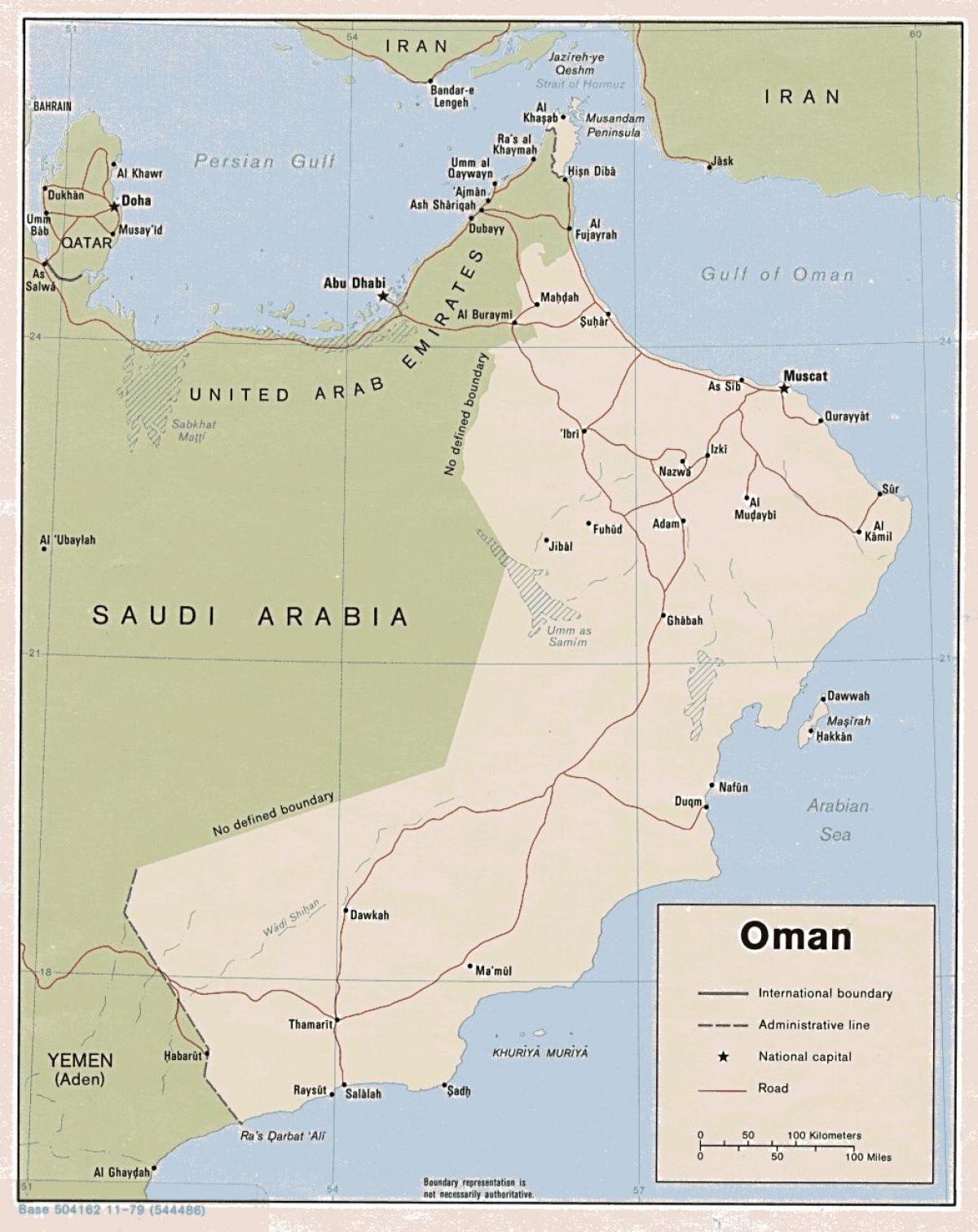 карта сохар Оману